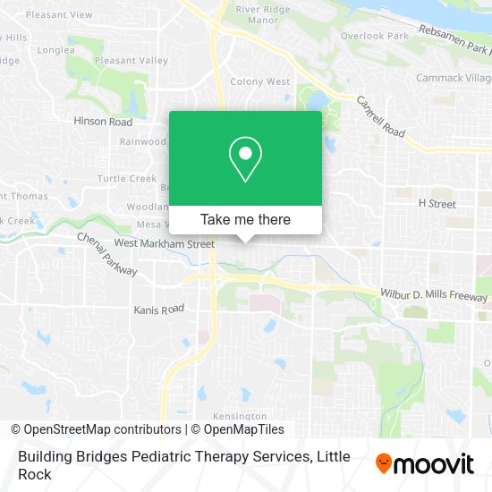 Mapa de Building Bridges Pediatric Therapy Services