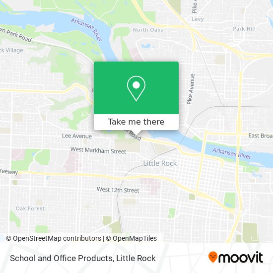 School and Office Products map