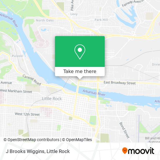 Mapa de J Brooks Wiggins