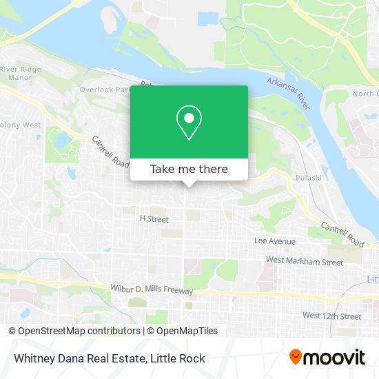 Whitney Dana Real Estate map