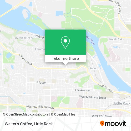 Walter's Coffee map