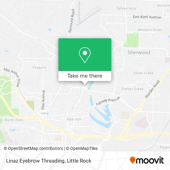Linaz Eyebrow Threading map