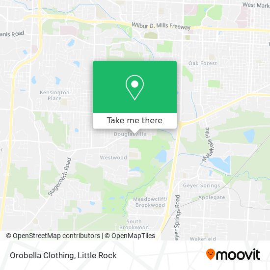 Orobella Clothing map