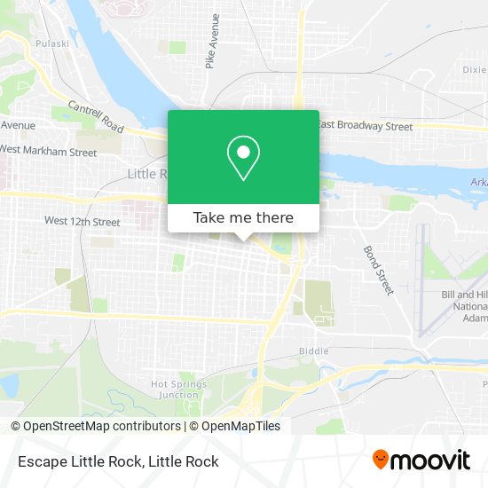 Escape Little Rock map