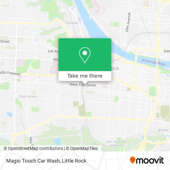 Magic Touch Car Wash map