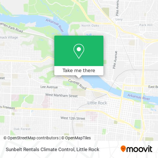 Mapa de Sunbelt Rentals Climate Control