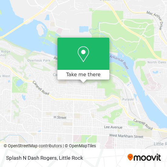 Splash N Dash Rogers map