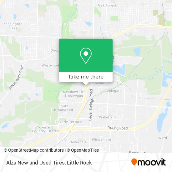 Alza New and Used Tires map