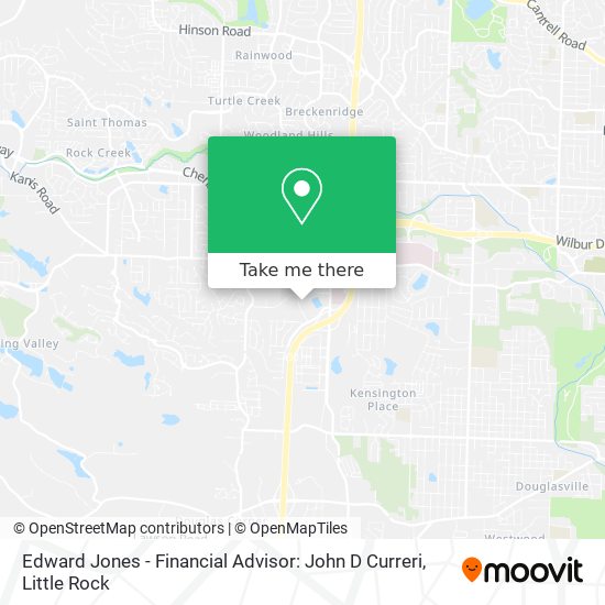 Mapa de Edward Jones - Financial Advisor: John D Curreri