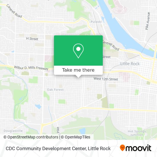 CDC Community Development Center map