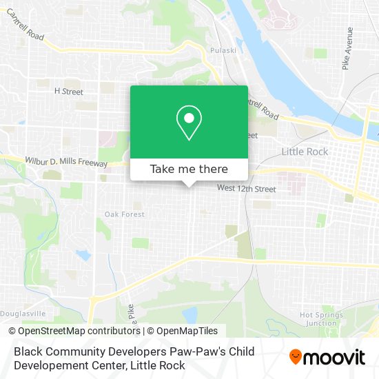 Black Community Developers Paw-Paw's Child Developement Center map