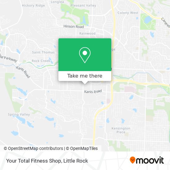 Your Total Fitness Shop map