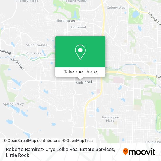 Roberto Ramirez- Crye Leike Real Estate Services map