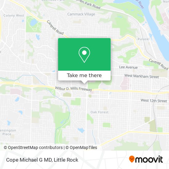 Cope Michael G MD map