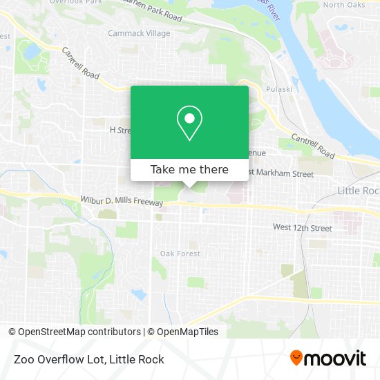 Zoo Overflow Lot map