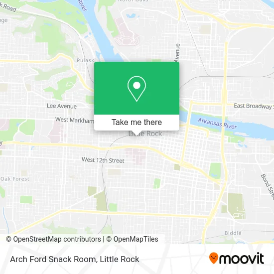 Arch Ford Snack Room map