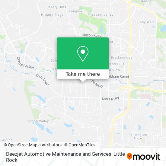 Deezjet Automotive Maintenance and Services map