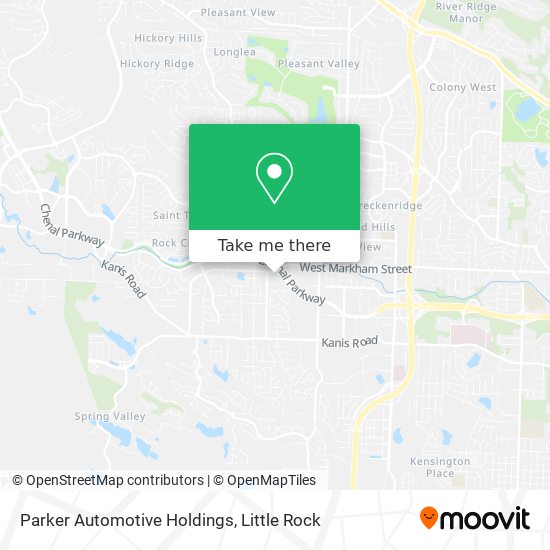 Parker Automotive Holdings map