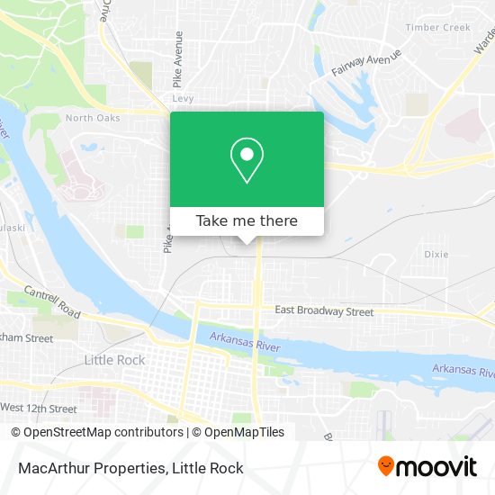 MacArthur Properties map