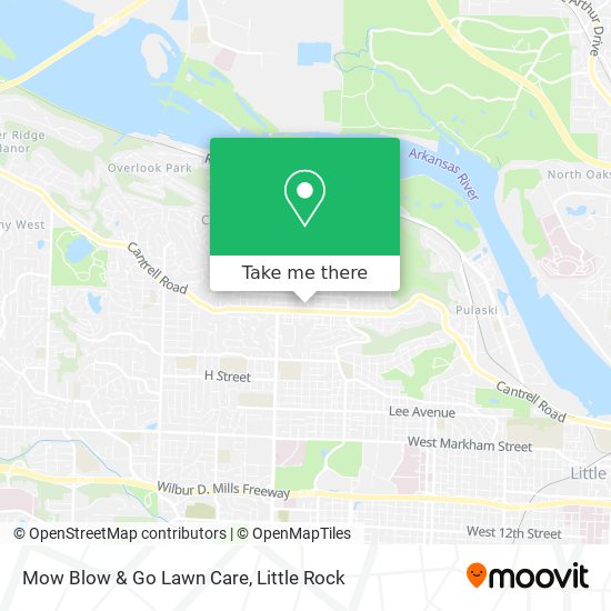 Mow Blow & Go Lawn Care map