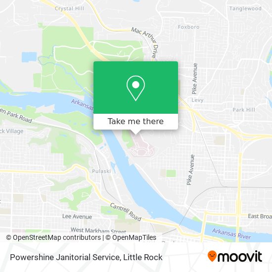 Powershine Janitorial Service map