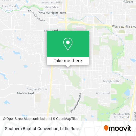 Southern Baptist Convention map