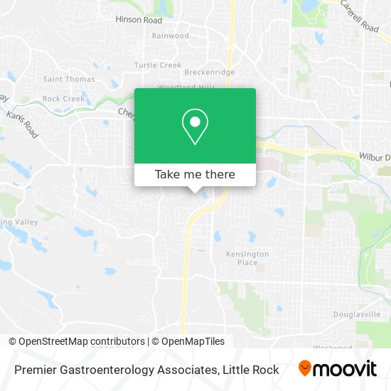 Mapa de Premier Gastroenterology Associates