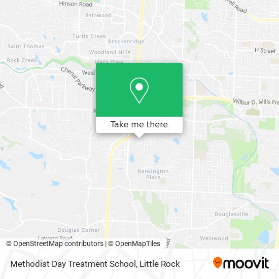 Methodist Day Treatment School map