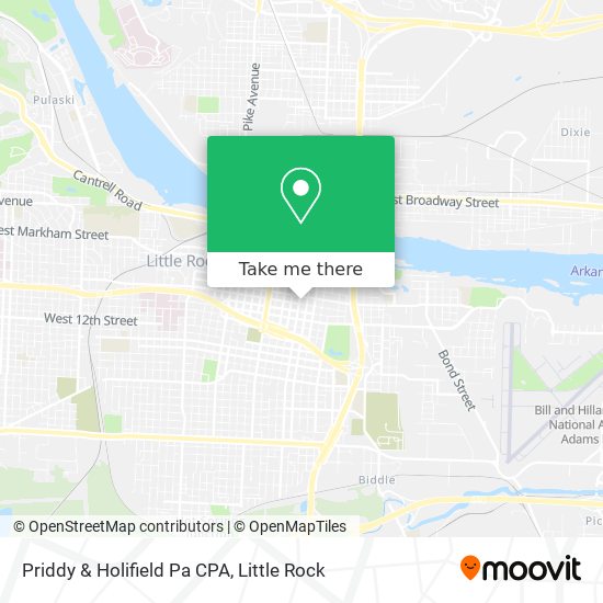 Priddy & Holifield Pa CPA map