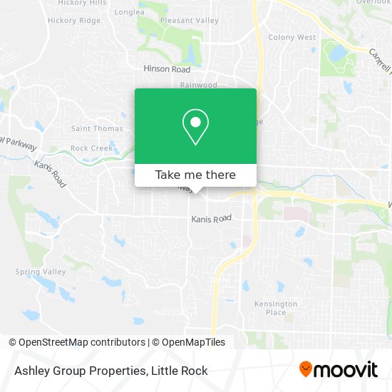 Ashley Group Properties map