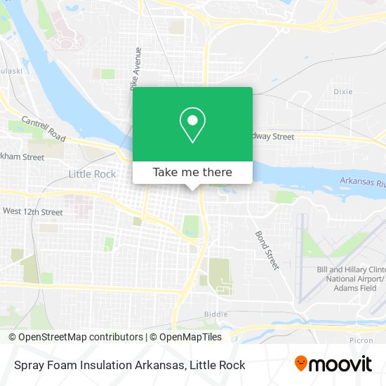 Spray Foam Insulation Arkansas map