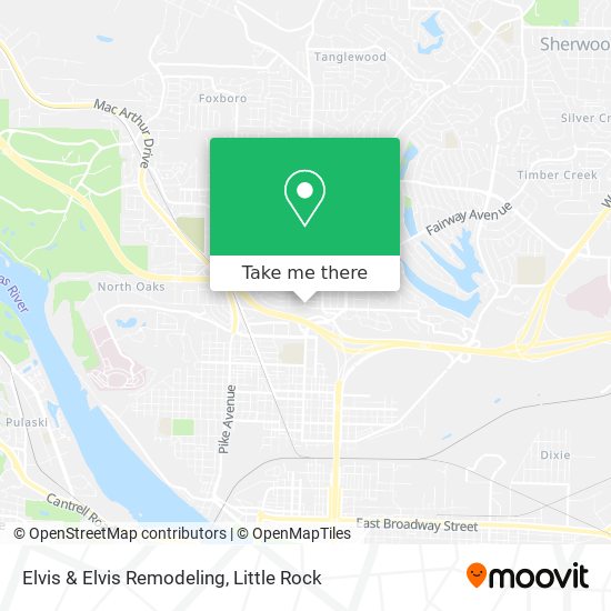 Mapa de Elvis & Elvis Remodeling
