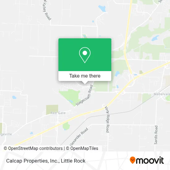 Calcap Properties, Inc. map