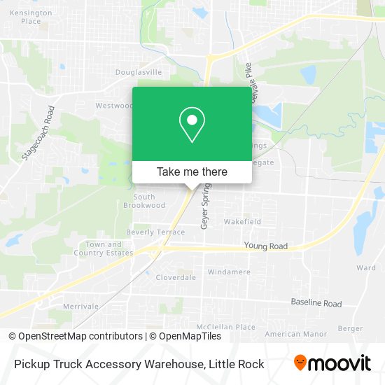 Mapa de Pickup Truck Accessory Warehouse