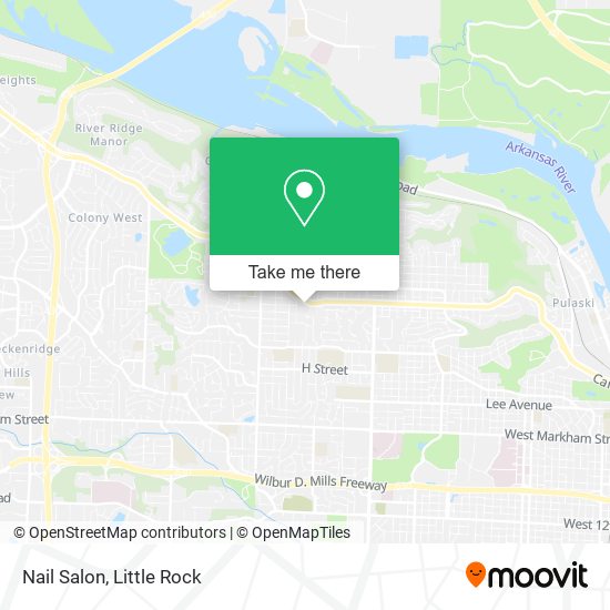 Nail Salon map