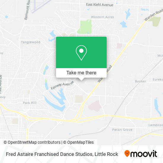 Fred Astaire Franchised Dance Studios map