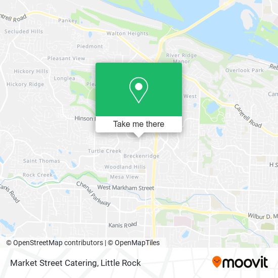 Market Street Catering map