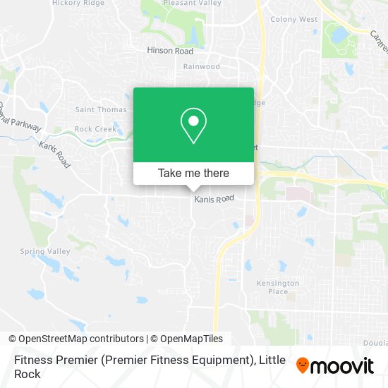 Mapa de Fitness Premier (Premier Fitness Equipment)