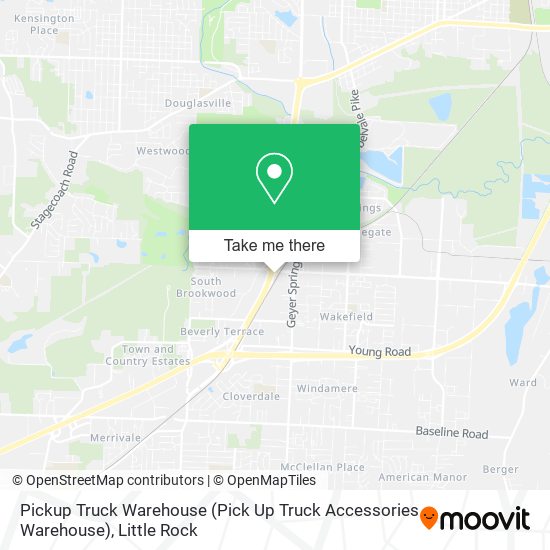 Mapa de Pickup Truck Warehouse (Pick Up Truck Accessories Warehouse)