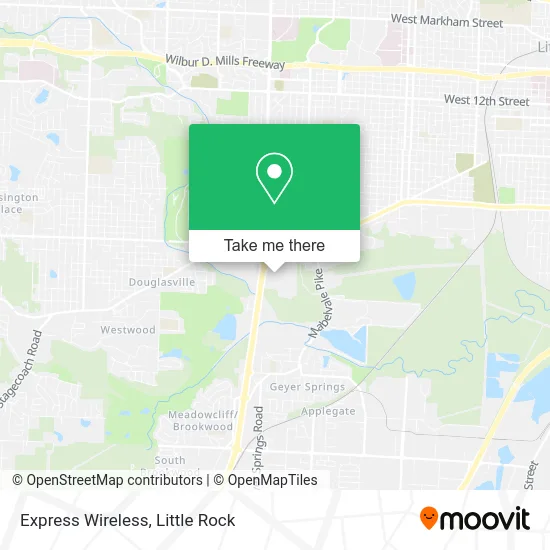 Express Wireless map