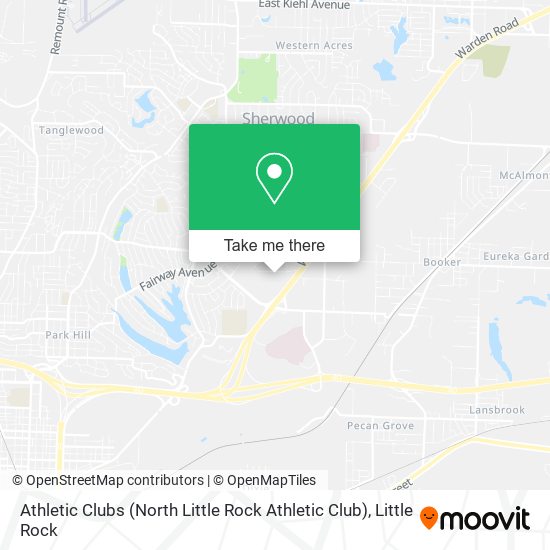 Athletic Clubs (North Little Rock Athletic Club) map