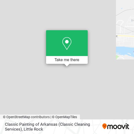 Mapa de Classic Painting of Arkansas (Classic Cleaning Services)