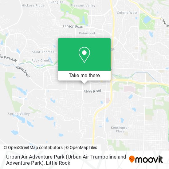 Urban Air Adventure Park (Urban Air Trampoline and Adventure Park) map