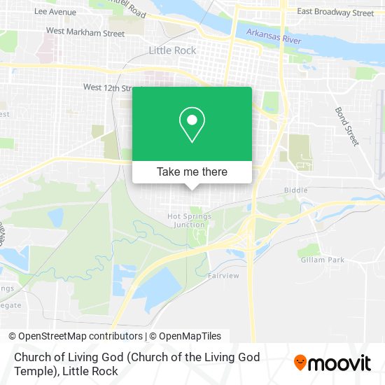 Church of Living God (Church of the Living God Temple) map