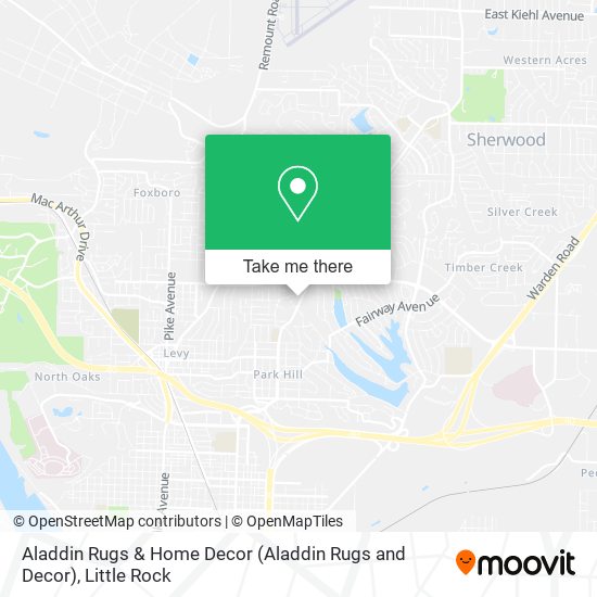 Aladdin Rugs & Home Decor map