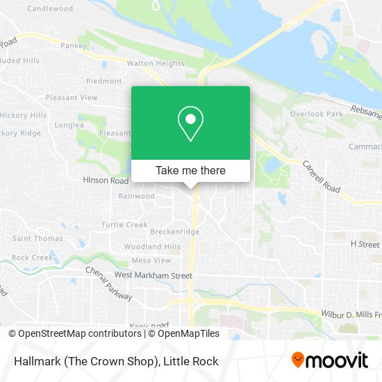 Mapa de Hallmark (The Crown Shop)
