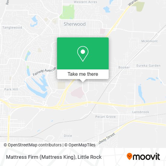 Mattress Firm (Mattress King) map