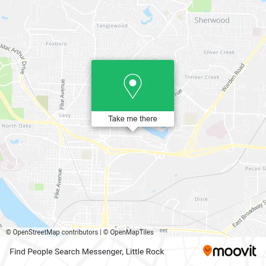 Find People Search Messenger map