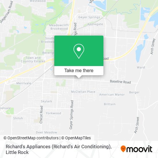 Mapa de Richard's Appliances (Richard's Air Conditioning)