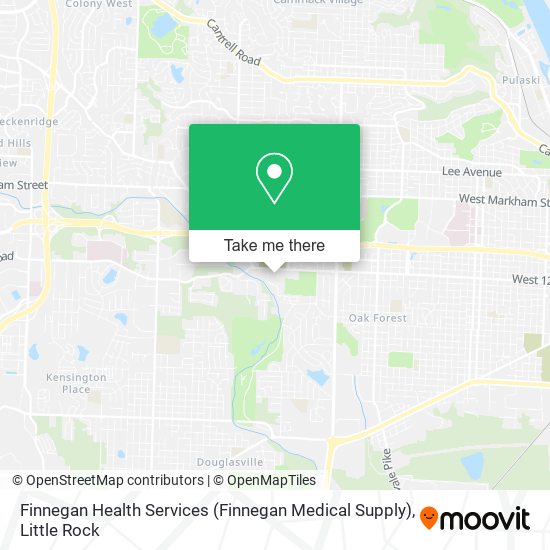 Mapa de Finnegan Health Services (Finnegan Medical Supply)